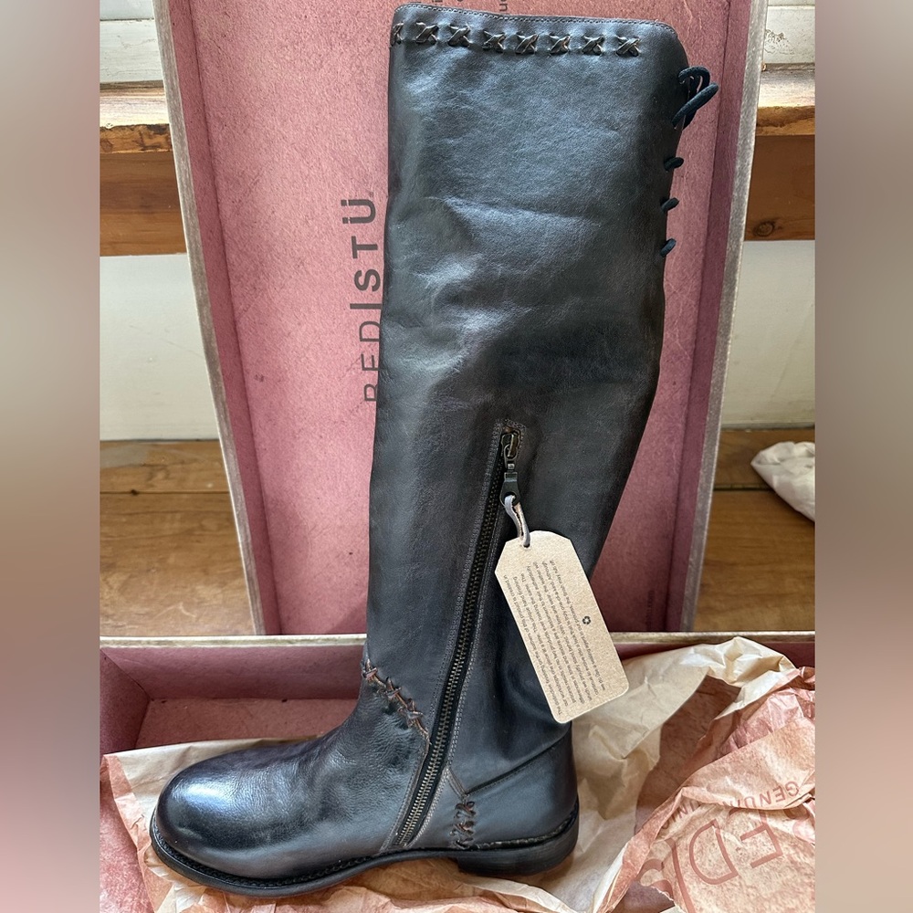 BED|STU Black NWT BedStu Manchester III boots size 8.5 sold by Free People - Picture 4 of 10
